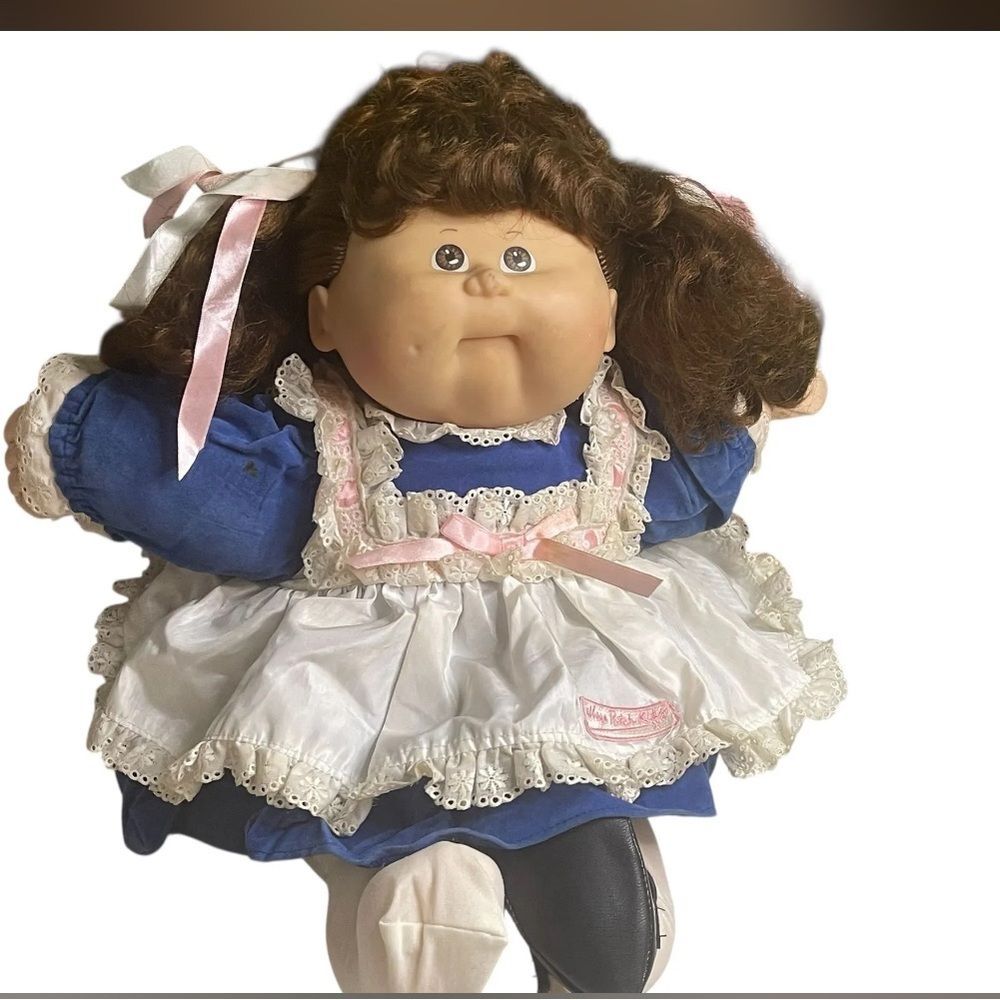 Vintage 1987 Cabbage Patch Kids Talking Kids Doll Red Hair  UNTESTED RARE 17”